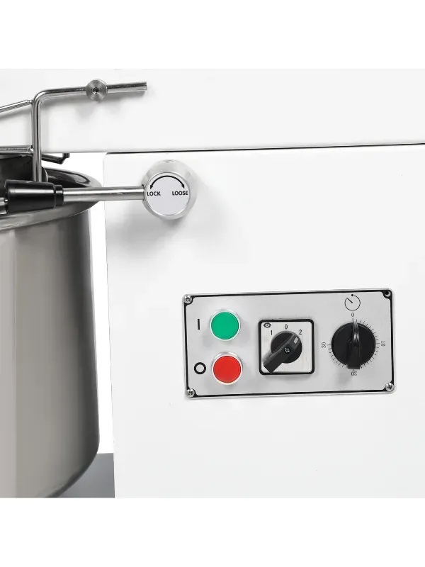 Pétrin 20 L avec Cuve Amovible et Tête Relevable - 2 Vitesses - Reconditionné