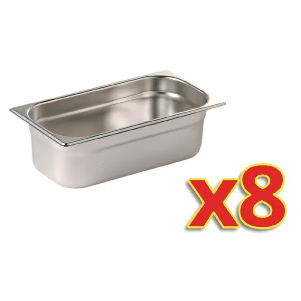 Kit De 9X Gn 1/3 Pour Saladette À Poser.