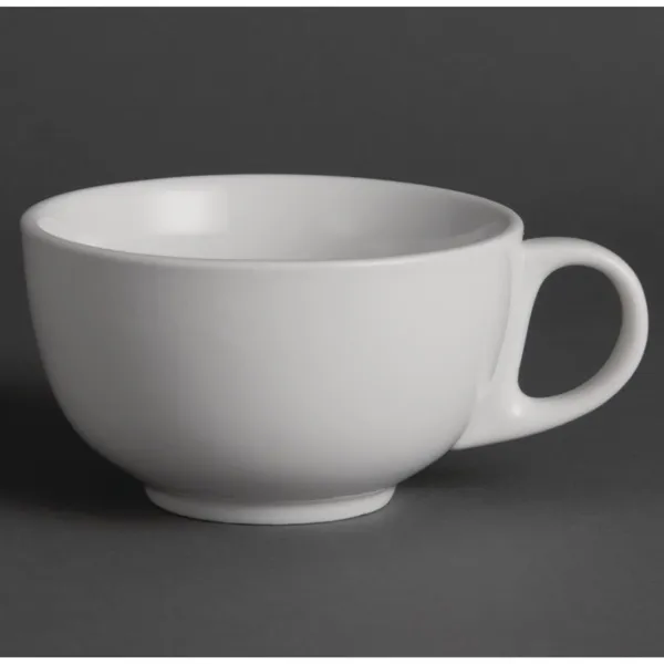 Tasse À Cappuccino Blanche 425Ml - Lot De 12