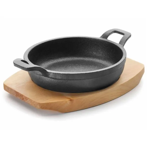 Faitout Rond Magma Avec Base En Bois - Ø 12,5 Cm