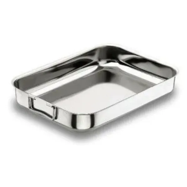 Plat À Gratin En Inox - 35 X 26 Cm