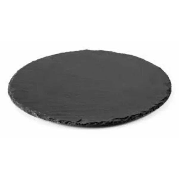 Plateau En Ardoise Rond - Ø 25 Cm
