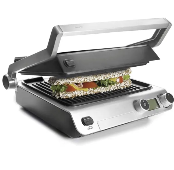 Grill à Plaques Rainurées ou Lisses - 270 mm x 220 mm
