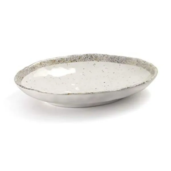Plat Ovale "Earth" En Mélamine - 284 X 190 Mm
