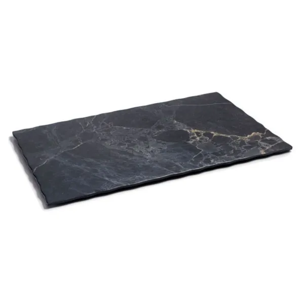 Assiette Rectangulaire "Stone" En Mélamine - 530 X 320 Mm