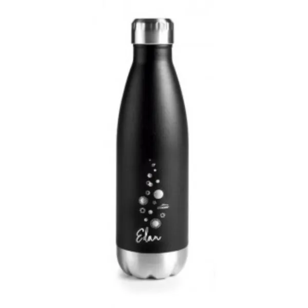 Bouteille En Inox Noire - 500 Ml