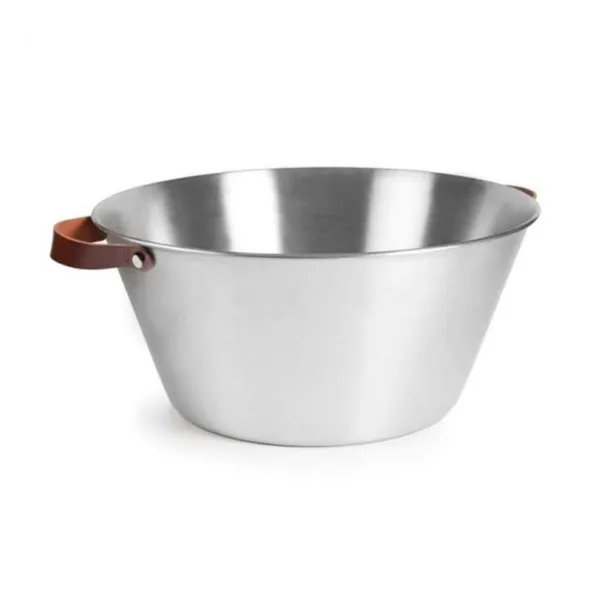 Seau À Champagne Rond En Inox - 30 L - Ø 50 Cm