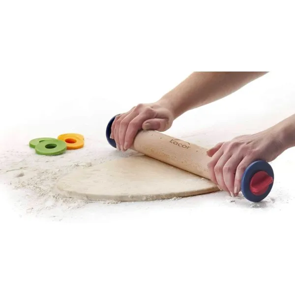 Rouleau à Pâtisserie avec Disques Amovibles