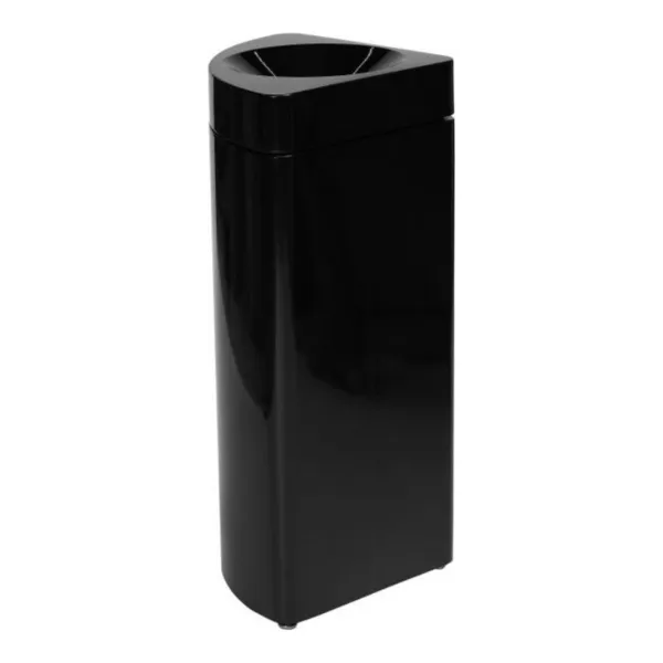 Collecteur Quart de Cercle Modulaire Noir Anti-Feu - 36 L