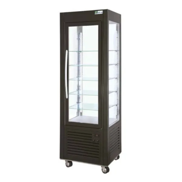 Vitrine Réfrigérée Négative 4 Faces Vitrées - 250 L