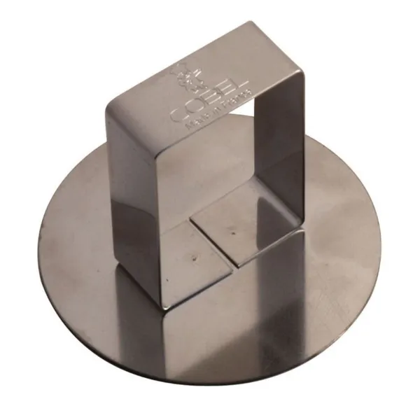 Poussoir Rond en Inox - Ø 78 mm