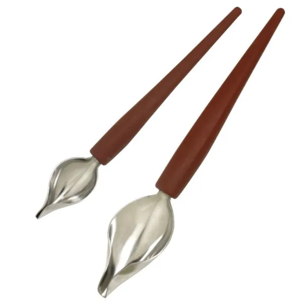 Cuillère Plume en Inox - 225 mm
