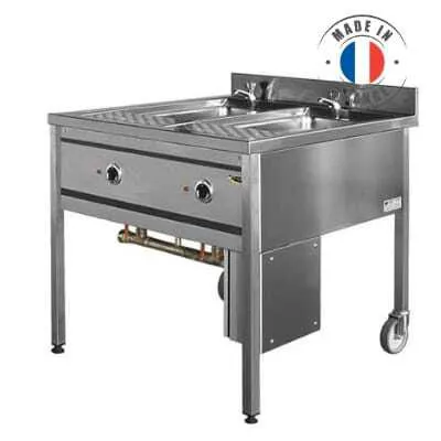 Cuiseur à Pâtes avec Minuterie - 2 Bacs