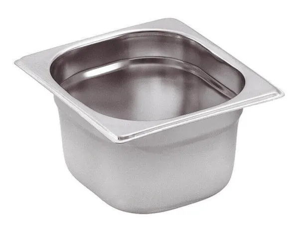 Bac Gastro GN 1/6 Inox - Profondeur 65 mm - 1 L