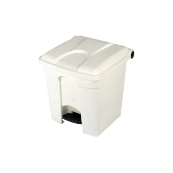 Poubelle à Pédale Blanche - 30 L