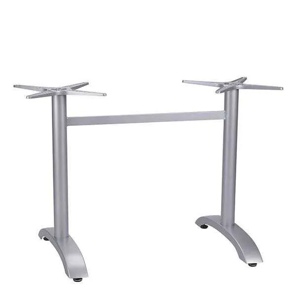Pied Fixe Double Ecofix - Aluminium