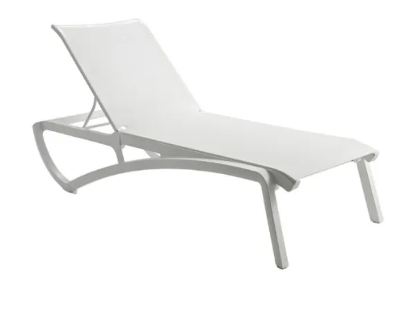 Chaise Longue Sunset - Blanc
