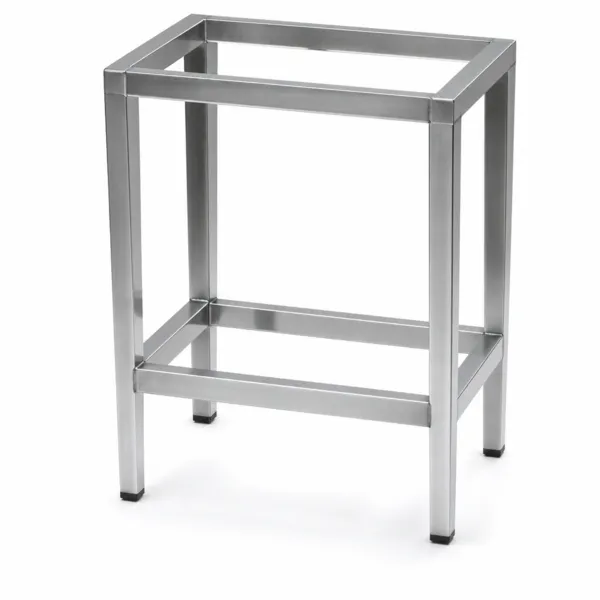 Support pour Cuiseur à Pâtes 1 Cuve, Acier, 350 x 500 x 550 mm, Piètement Fixe Renforcé, Cuisine Pro