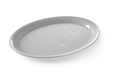 Plateau de Service Fast Food Ovale - Gris