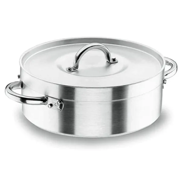 Braisière Professionnelle avec Couvercle - Chef-Aluminio - ø 30 cm - 8,1 L