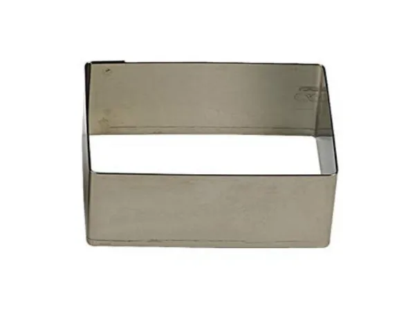 Emporte-Pièce Rectangle Inox - 120 x 40 x 30 mm