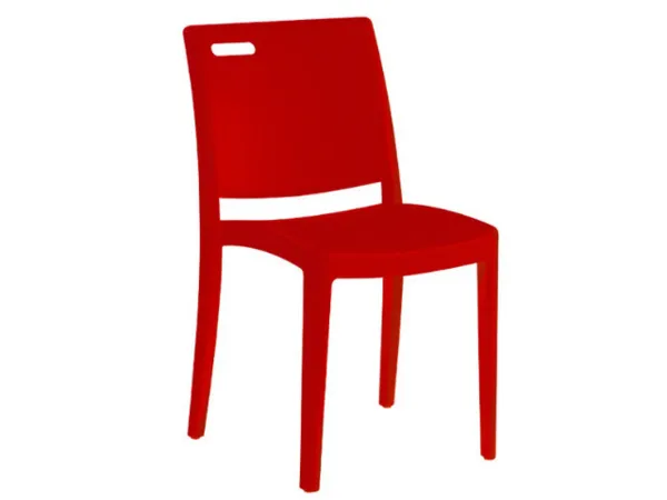 Chaise Clip Mate - Rouge