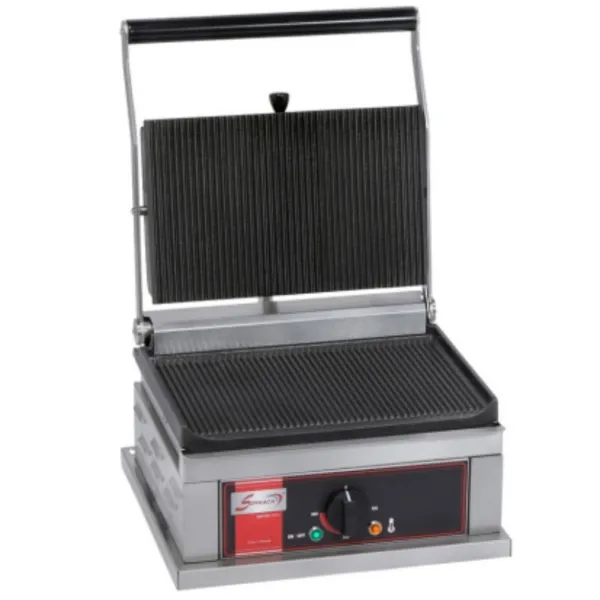 Grill Panini Simple Grand Modèle - Plaques Rainurées