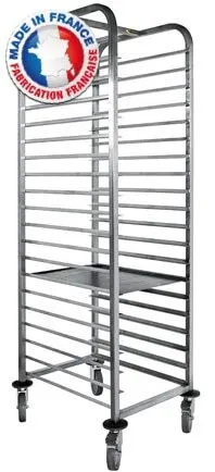 Echelle Pâtissière 400 x 600 avec Roulettes Chape Polyamide - 20 Niveaux