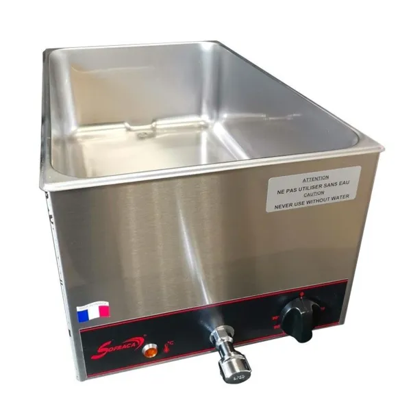 Bain-Marie GN 1/1 avec Robinet de Vidange