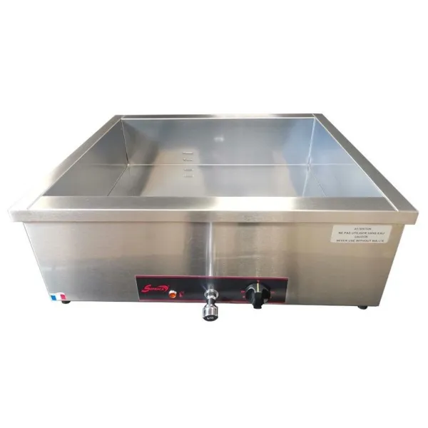 Bain-Marie GN 2/1 avec Robinet Vidange