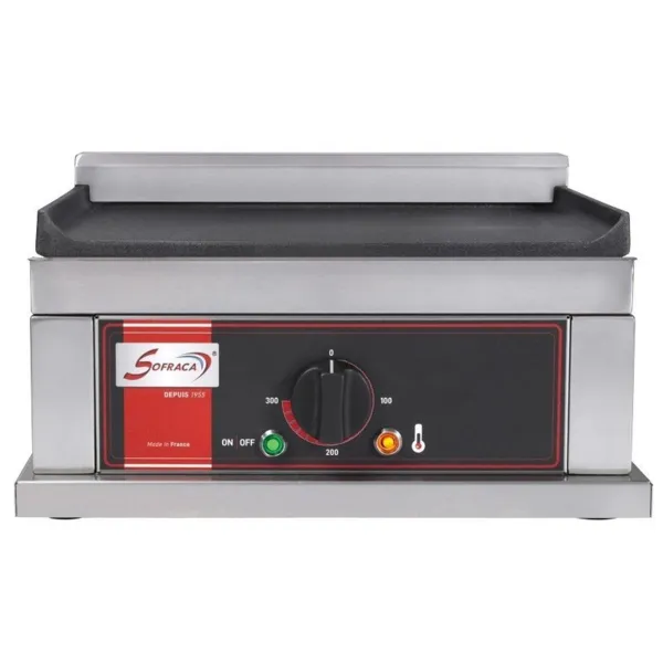 Plancha Professionnelle Electrique à Plaque Lisse - 230 V