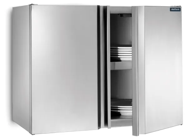 Armoire Inox Mural Ouverte à Portes Battantes 800x400x600