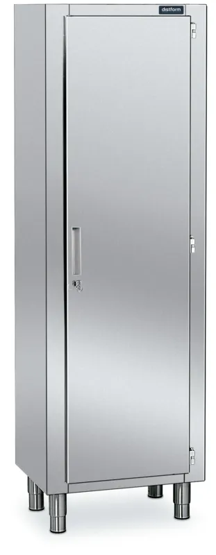 Armoire Inox Haute - 1 Porte Battante 600x600x1900