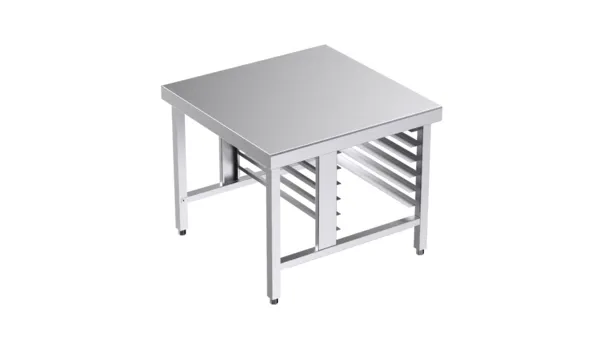 Table De Support Pour Four Avec 6 Glissières 600X400  - 850X850X700