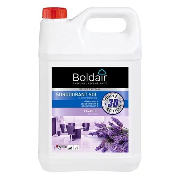 Détergent Surodorant pour Sols et Surfaces - Parfum Lavande - 5 L