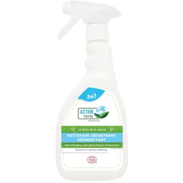 Spray Nettoyant Détartrant et Désinfectant - 500 ml