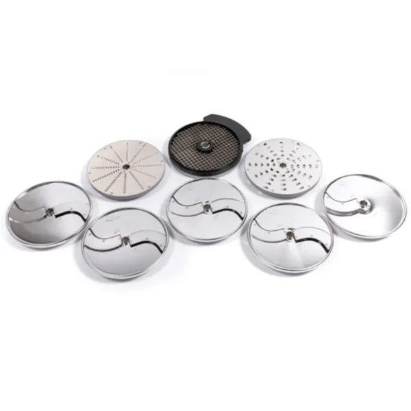 Pack Collectivités 7 Disques et 1 Kit pour Cutter et Coupe-Légumes Electrique