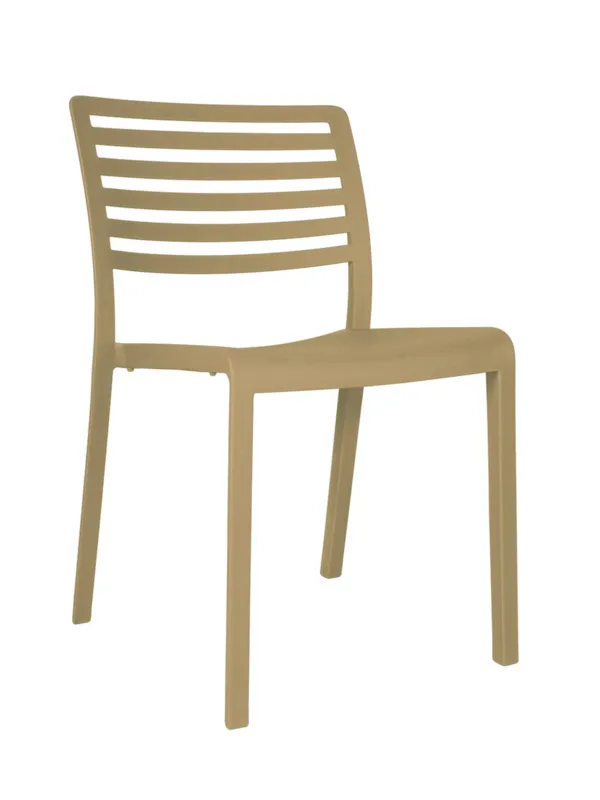 Chaise Lama - Sable - Lot de 4