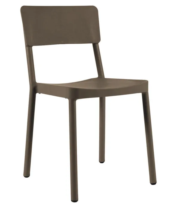 Chaise Lisboa - Chocolat - Lot de 4