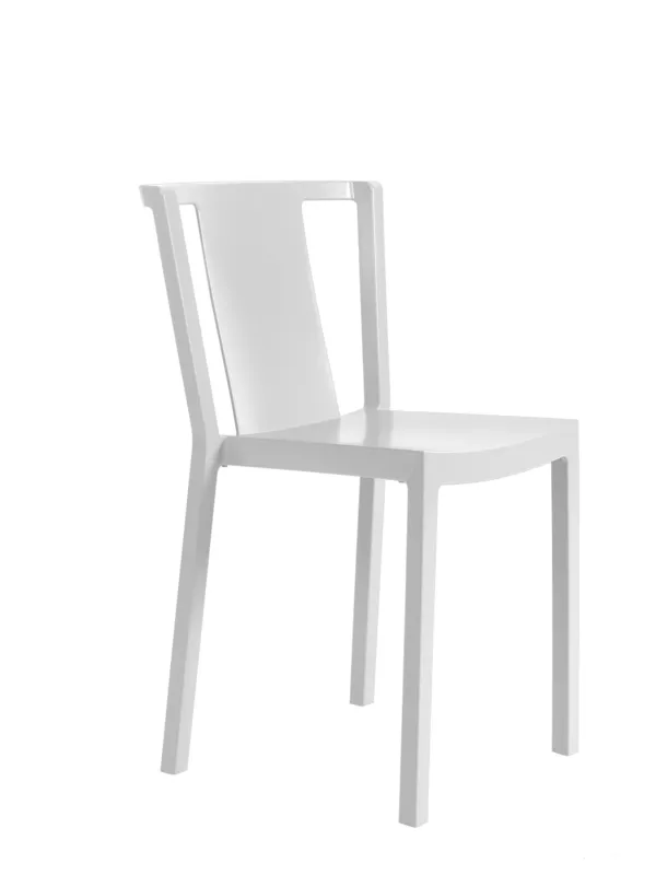 Chaise Neutra - Blanc - Lot de 2