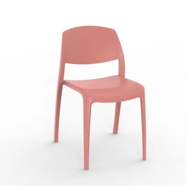 Chaise Smart - Terra Cotta - Lot de 4