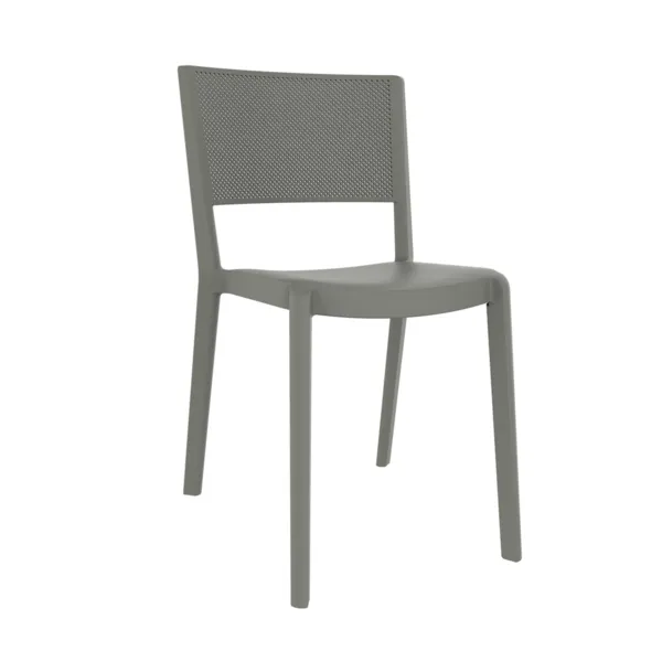 Chaise Spot - Gris-Vert - Lot de 4
