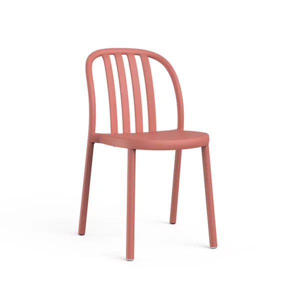 Chaise Sue Lamas - Terra Cotta - Lot de 4
