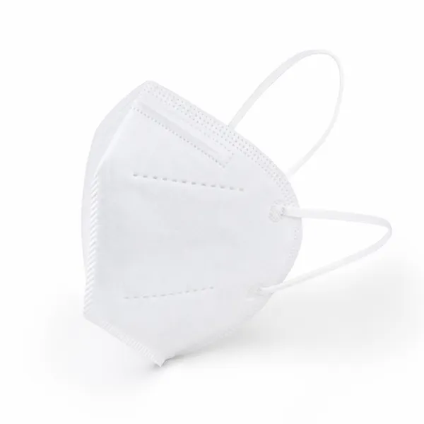 Masques FFP2 Jetables Blancs Lot de 40, Fabrication Française, Élastiques Auriculaires, Barrette Nasale