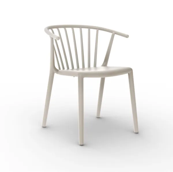 Chaise Woody - Ivoire - Lot de 4