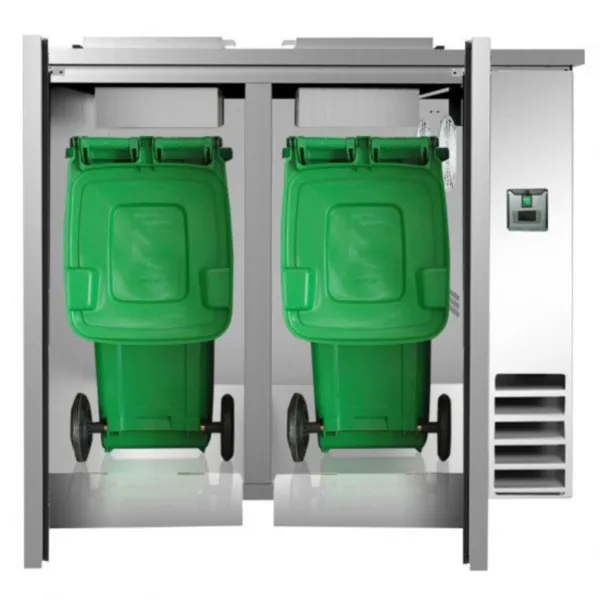 Poubelle Réfrigérée - 2 Portes - 2 x 120 L
