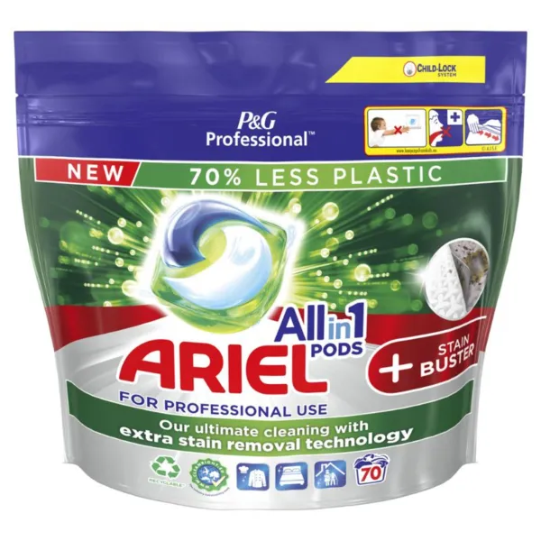 Capsules de Lessive Allin1 Pods Ultra Détachant - 70 Doses