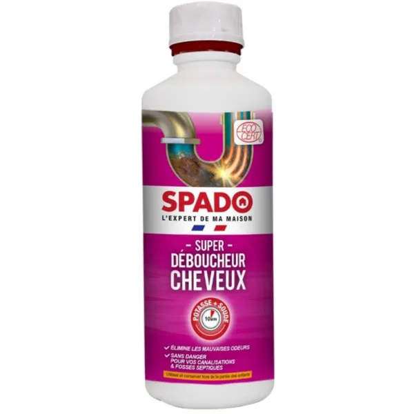 Déboucheur Cheveux pour Canalisations - 500 ml