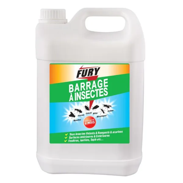 Barrage à Insectes Volants et Rampants - 5 L
