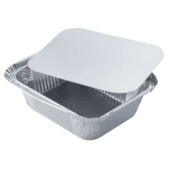Barquette en Aluminium avec Opercule "Combi Pack" - 450ml - Lot de 100